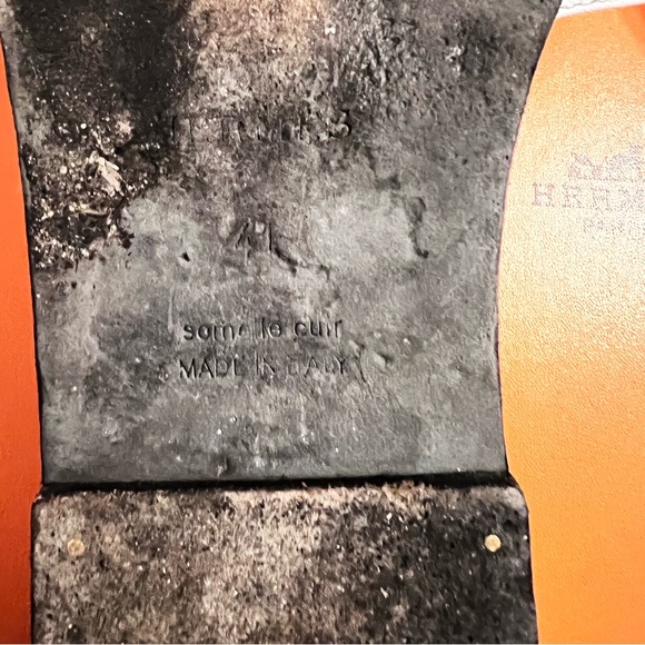 SOLD‼️ Hermes Oran sandals - Picture 9 of 11